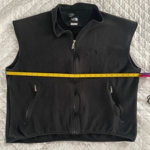 The North Face polar fleece vest size xl